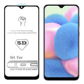 For Galaxy A30s 9H 5D Full Glue Full Screen Tempered Glass Film